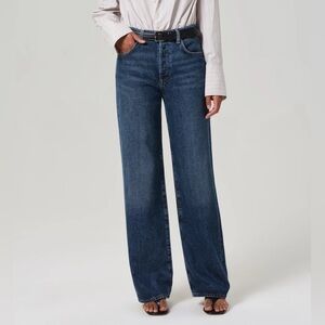 Citizens Of Humanity Relaxed Blue Jeans Timeless Indigo